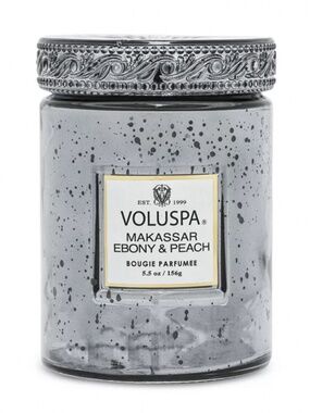 Makassar Ebony & Peach Collection Candle.